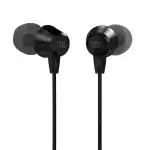 JBL C50HI, Wired in Ear Headphones with Mic, One Button Multi-Function Remote, Lightweight & Comfortable fit, Noise Isolation (Black)