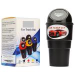 Enew Black Assorted Colour Cap Plastic Car Trash Bin