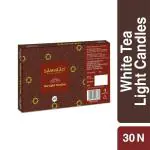 Samvaad White Tea Light Candles 30 pcs