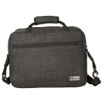 De Vagabond Brisk Black Polyester Sling Laptop Bag 10 L