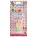 B Vishal Number 7 Candle