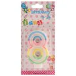 B Vishal Number 8 Candle