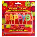 B Vishal Alphabet Stick Happy Birthday Candle (13 pcs)