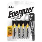 Energizer Power AA Alkaline Battery (Set of 4)