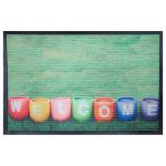 Status Multicolour Rubber Digital Doormat 60x40 cm (Model No: 25)