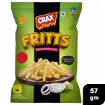 Crax Fritts Cream & Onion Corn And Potato Sticks 57 g