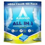 Astonish Lemon Fresh All in 1 Dishwasher Tablets 100 pcs