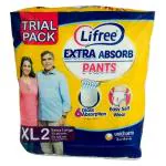 Lifree Extra Absorb Adult Pants XL (Pack of 2)