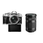 Olympus Mirrorless OM-D E-M10 Mark IV Camera with 14 - 42 mm EZ Lens Kit, Silver