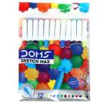 Doms Sketch Max Water Colour Pens (12 Shades)