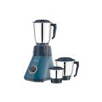 Bajaj 550W Splendora 3 Jars Mixer Grinder with 3 Sturdy and Durable SS Jars (Blue)