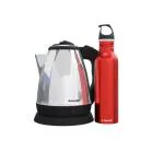 Butterfly 1.5 Litre Rapid Kettle and Eco 750 ml Water Bottle Combo Pack