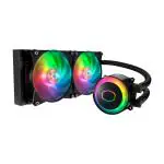 Cooler Master MasterLiquid ML240R Addressable RGB CPU Liquid Cooler with Dual Chamber, Push-Pull Fans