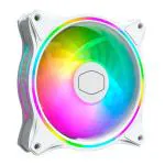 Cooler Master MasterFan MF120 Halo White ARGB Cabinet Fan with Silent Cooling Technology