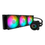 Cooler Master MasterLiquid ML360L ARGB V2 CPU Liquid Cooler with Dual Chamber Pump, ARGB Lighting Control