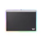 Thermaltake Argent MP1 RGB Gaming Mouse Pad with 16.8M RGB Colors, Aluminum Finish, Non-Slip Rubber Base