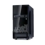 iBall President Micro ATX Cabinet with Power Supply, Black and Silver