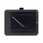 iBall PD8060U Graphic Pen, Tablet with Battery-free Stylus, Customizable Combinations and Windows, Mac Compatiblity, Black,