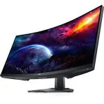 Dell S3422DWG 86.36 cm (34 inch) with VA Panel Technology, 3440x1440 Resolution, Refresh Rate 144 Hz, Response Time 1 ms, Black Monitor