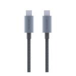 Sortd S-CC100W-1MB 1 Meter USB-C to USB-C 100 Watts Fast Charging Nylon Braided Cable,Black