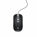 Portronics Toad 21 Wired Optical Mouse, Black, POR-1479