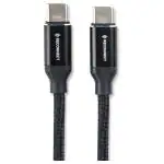 Reconnect 1m RACCB1002 USB-C to C Cable, Supports max 3A Fast Charging (Black)