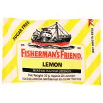 Fisherman's Friend Sugar Lemon Menthol Flavor Lozenges 25 g