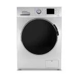 Kelvinator 8.0 Kg Front Load Fully-Automatic Washing Machine, KWF-C800SG, Silver Grey