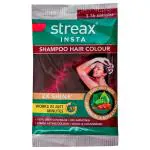 Streax Insta Shampoo Hair Color for Women and Men Burgundy 18 ml
