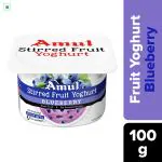 Amul Blueberry Stirred Fruit Yoghurt 100 g (Cup)