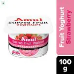 Amul Strawberry Stirred Fruit Yoghurt 100 g (Cup)