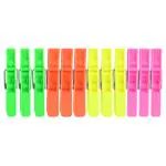 Sinco Misha Gold Assorted Plastic Cloth Clip 12 pcs