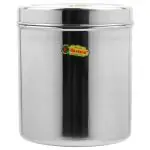 Khatana Silver Stainless Steel Deep Dabba 22 (24 g) 13750 ml
