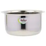 Khatana Silver Stainless Steel Plain Tope 14 (22 g)