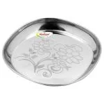 Khatana Silver Stainless Steel Laser Santro Plate 3