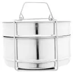 Khatana Stainless Steel Medium Cooker Separator (Set of 2)