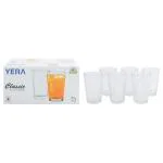Yera Transparent Glass Set 215 ml 6 pcs (TC8P17)