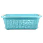 Asian Ideal Senior Assorted Colour Plastic Basket 151x231x80 mm (Design/colour may vary)