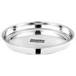 Captain Stainless Steel Plate N13 28.5x28.5x1.18 cm