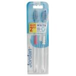 Jordan Target White (Soft) Toothbrush (Pack of 2)