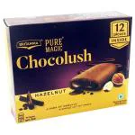 Britannia Pure Magic Chocolush Hazelnut Chocolate Filled Biscuits 150 g (Pack of 12)