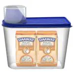 Daawat Pulav Basmati Rice with Container 1 kg (Pack of 2)