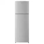 Haier 258L 3 Star Twin-Inverter Frost Free Double Door Refrigerator (HEF-25TDS Brushline Silver,5-IN-1 Convertible ,Stabilizer Free Operation)