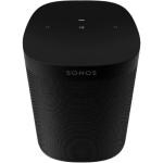 SONOS One SL Multimedia Speaker, Two Class-D digital amplifiers, Humidity Resistant, Capacitive Touch Controls, Works with Apple AirPlay 2, Black, SNS-ONESLS22
