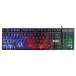 Zoook Concord Zoook Concord USB Gaming Rainbow LED 104 Keys Ergonomic Multimedia Keyboard for Laptop PC Computer Game and Work