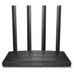 TP-Link Archer A6 AC1200 Smart WiFi, 5GHz Gigabit Dual Band MU-MIMO Wireless Internet Router, Long Range Coverage by 4 Antennas, Qualcomm Chipset