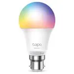 TP-Link Tapo Smart Bulb, Smart Wi-Fi LED Light, B22, 8.7W, Compatible with Alexa(Echo and Echo Dot) and Google Home, Colour-Changeable, No Hub Required (Tapo L530B) [Energy Class A+], Multi, Standard