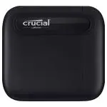 Crucial by Micron X6 500 GB Portable Solid Sate Drive (SSD), Black