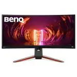 BenQ EX3415R 86.36 cm (34 inch) IPS, WQHD Plus, Built-in Speaker, 144 Hz Refresh Rate, 1ms Response Rate, HDMI, Flicker-free Technology Curved Gaming Monitor