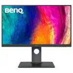 BenQ PD2700U 68.58 cm (27 Inch) IPS UHD 4K Monitor, Built-in Speakers, HDMI, Display Port, Flicker-free Technology (Gray) Monitor